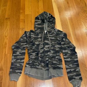 NWOT never worn camouflage lucky brand hoodie size medium
